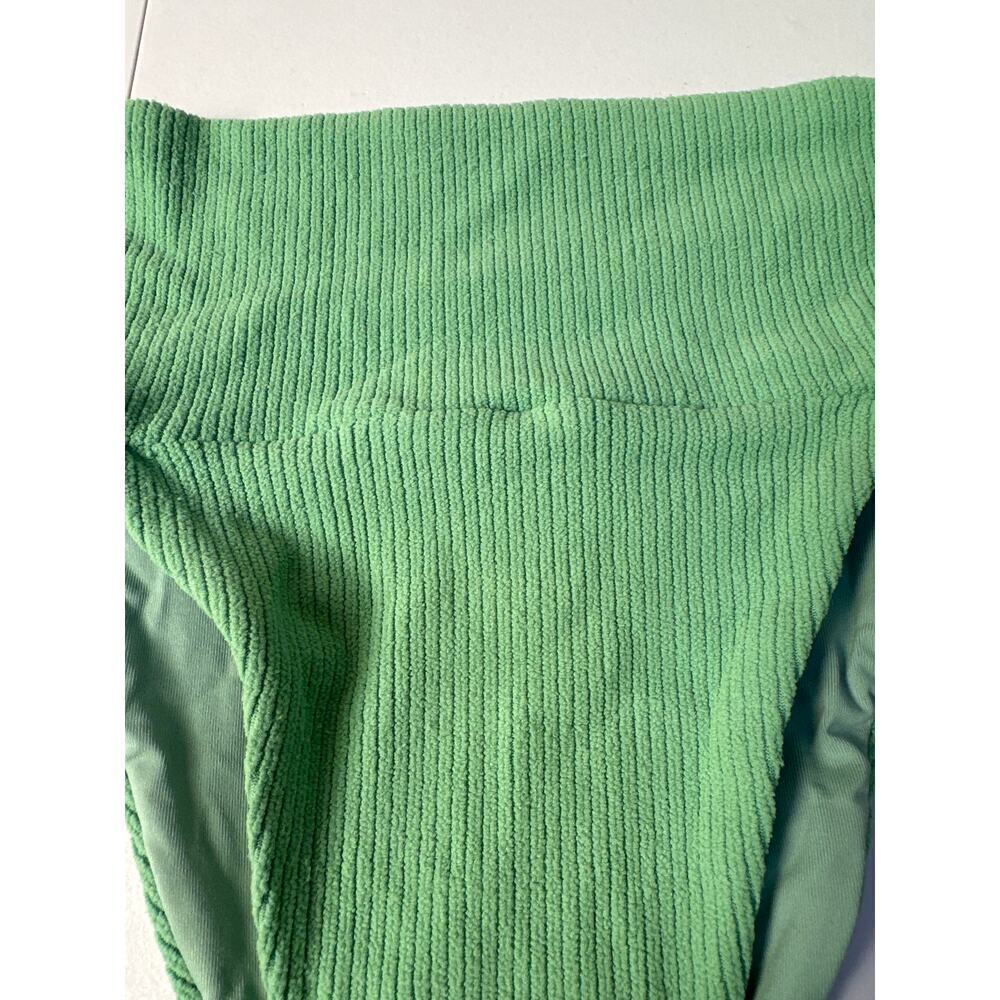 FP Toast Swim Banded Waist Bikini Bottom Ribbed Green SZ XS - Picture 2 of 5